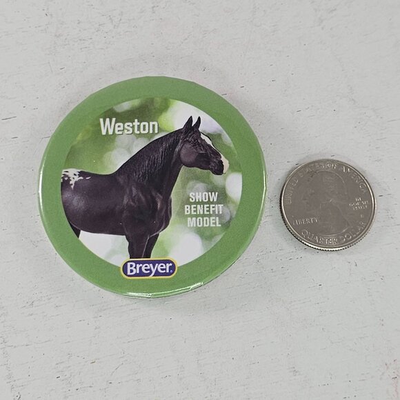 Breyer Horse Weston Button Pin Show Benefit Model - Picture 2 of 4